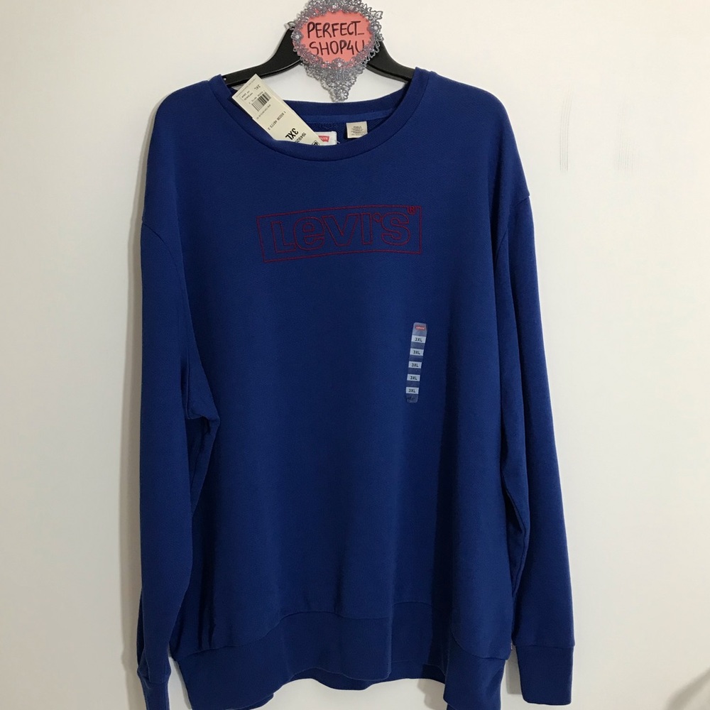 Levi’s 3XL Sweatshirt Logo New Blue Red